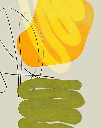 Painted Lines11 Kopie Art Print