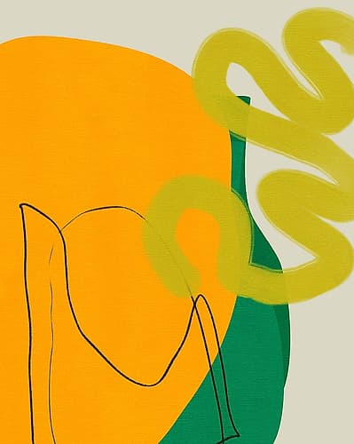 Painted Lines10 Kopie Art Print
