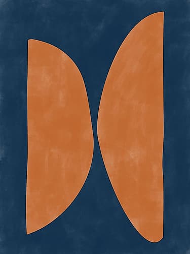 3X4 Aspectratiobluerust64 Minimalist Print