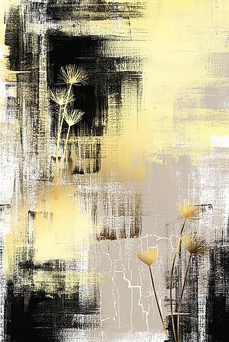 Royal Gold-1 Abstract Art Print