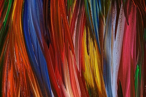 Colorful Abstract Painting Abstract Art Print