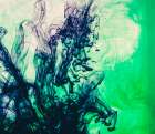 Acrylic Colors And Ink In Water Art Print