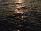 Sea Waves At Sunset Art Print