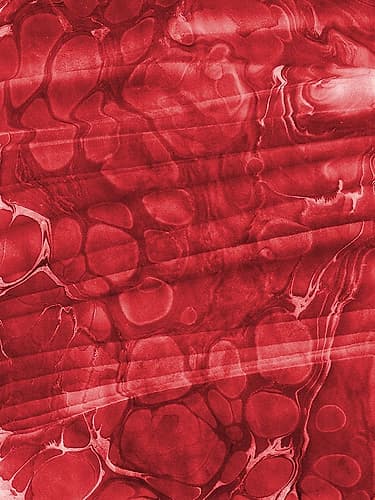 Ebru Red440 Art Print