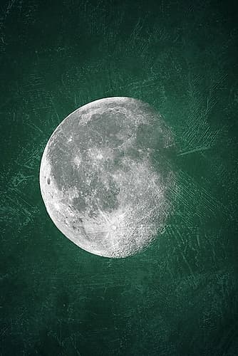 Jade Moon No2 Art Print