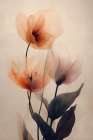 Parchmentflowersno2 Art Print