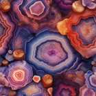 Agate 75 Art Print