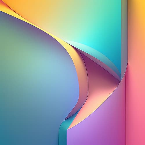 Gradient 38 Abstract Art Print