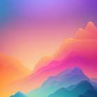 Gradient 74 Art Print