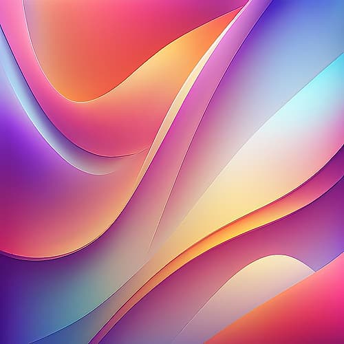 Gradient 99 Abstract Art Print