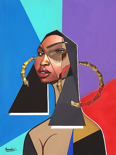 Mona Lena Art Print by Johnson