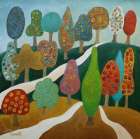 Bountiful Trees Art Print