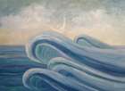 Crowning the Waves Art Print