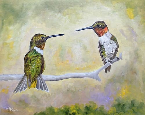 Hanging Out Together Art Print