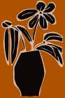 Ochre Still Life No 3 Art Print