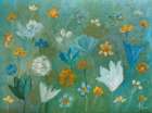 Poise In Turquoise Art Print