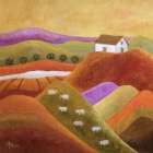 Purple Hills Art Print