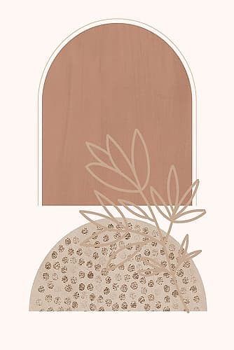 Boho Beige 1 Art Print