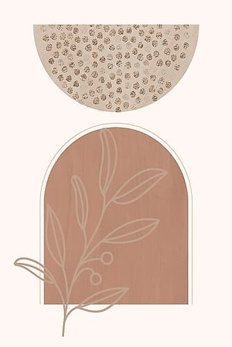 Boho Beige 2 Art Print
