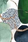 Green Shapes Art Print