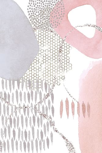 Pink Dreaming-3 Abstract Art Print