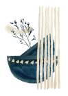 Blue Bowls 3.png Minimalist Print