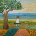 Listening To The Sea Art Print