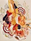 Textured Reef Koi Art Print