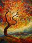 Tree Painting 2 Art Print