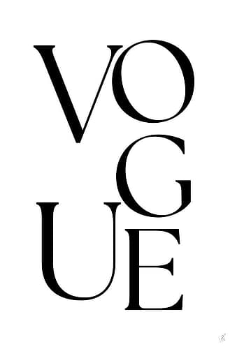 Vogue Minimalist Print
