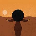 African Woman Art Print