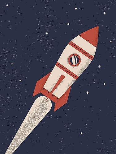 Space Travel Astronomy and Space Print