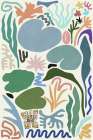 Lily Pond Colors And Shapes Art Print