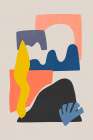 Horizon Shapes Color And Shapes Art Print
