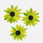 Green Floral Polka Dot Center Art Print