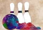 Bowling Sport Art 1 Art Print