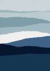 Blue Abstract Ii Art Print
