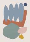 Collage Pastel Ii Art Print