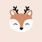 Blush Deer Art Print