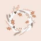 Christmas Wreath Art Print