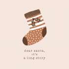 Dear Santa Its A Long Story Art Print
