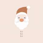 Ho Ho Ho Santa Art Print