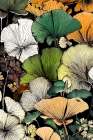Ginko Biloba Leaves 10 Art Print