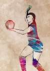 Volleyball Sport Art Art Print