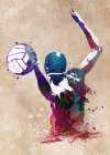 Water Polo Sport Art Art Print