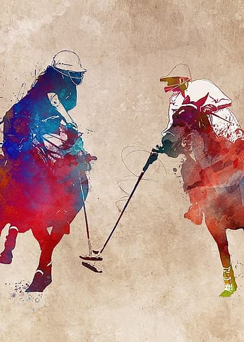 Polo Sport Art Games and Sports Print