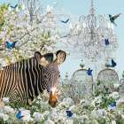 Zebra Dreams Art Print