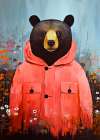 Bear Animal Art #Bear Art Print