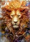 Lion Animal Art #Lion Art Print