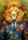 Lion Animal Art #Lion Art Print